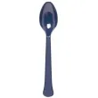 lyzki plastikowe blueberry granatowy amscan 16 8 cm 24 szt