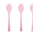 lyzki plastikowe classic rozowe partypal 10 szt