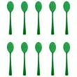 lyzki plastikowe classic zielone ciemne partypal 10 szt