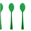 lyzki plastikowe classic zielone ciemne partypal 10 szt