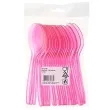 lyzki plastikowe fuksja transparentne 18 cm 24 szt