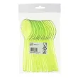 lyzki plastikowe zielone transparentne 18 cm 24 szt
