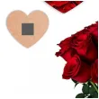 magnes serce czerwone roze prezent na dzien kobiet czerwony 9 cm