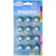 magnesy classic niebieski 20 mm 15 szt
