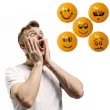 magnesy emoji usmiech pomaranczowe fun joy 29 mm 5 szt