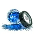 make up party brokat bio gruby niebieski paint glow