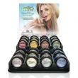 make up party brokat bio gruby niebieski paint glow