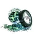 make up party brokat bio gruby zielen szara paint glow