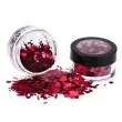 make up party brokat metalizowany gruby czerwony paint glow