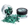 make up party brokat metalizowany gruby zielony paint glow