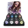 make up party brokat metalizowany gruby zielony paint glow