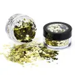 make up party brokat metalizowany gruby zloty paint glow
