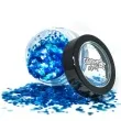 make up party brokat opalizujacy gruby niebieski paint glow