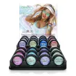 make up party brokat opalizujacy sredni niebieski paint glow