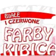 make up party farba do twarzy kibic bialo czerwona titanum 2 szt