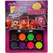 make up party farbki do twarzy facepaints mix czakos 8 kolorow