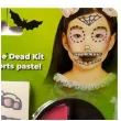make up party halloween dia de muertos smiffys zestaw