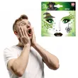 make up party naklejki na twarz czarownica wielokolorowy widmann