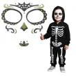 make up party naklejki na twarz los muertos czarno zielone arpex