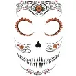 make up party tatuaz na twarz dia de los muertos guirca