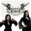 makijaz do stroju na halloween dia dde los muertos tatuaze zmywalne sztuczne zeby czaszka make up
