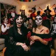 makijaz do stroju na halloween dia dde los muertos tatuaze zmywalne sztuczne zeby czaszka make up