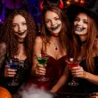 makijaz do stroju na halloween dia dde los muertos tatuaze zmywalne sztuczne zeby demon make up