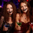 makijaz do stroju na halloween dia dde los muertos tatuaze zmywalne sztuczne zeby demon make up