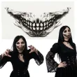makijaz do stroju na halloween dia dde los muertos tatuaze zmywalne sztuczne zeby demon make up