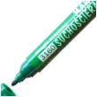 marker permanentny wodoodporny zielony okragly d rect