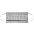 maseczka bawelniana classic child na gumce dziecieca szara kratka