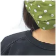 maseczka bawelniana dots adult na gumce zielona