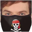 maseczka dla doroslych pirat czarna guirca