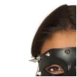 maska bdsm z cwiekami czarna guirca