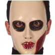 maska czarne oczy i blizna plastikowa guirca