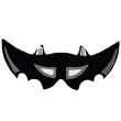 maska czarny nietoperz piankowa arpex