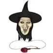 maska czarownica z krwia plastikowa funnyfashion