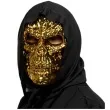 maska czaszka terminator zlota partypal