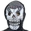 maska czaszka z pajakiem lateksowa straszna 01