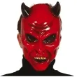 maska czerwony diabel plastikowa guirca