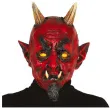 maska diabel z rogami lateksowa guirca