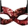 maska diablica z rogami cekinowa arpex