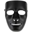 maska fantom matowy czarny plastik partypal