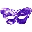 maska fioletowy motyl cekinowa arpex