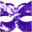 maska fioletowy motyl cekinowa arpex