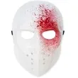 maska jason z krwia piatek 13 biala partypal