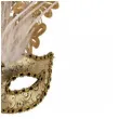 maska karnawalowa brokatowa elegancja zlota carnival toys