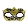 maska karnawalowa czarno zlota tajemnicza
