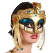 maska karnawalowa kleopatra zlota godan