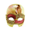 maska karnawalowa miedziana matowa ze zdobieniami